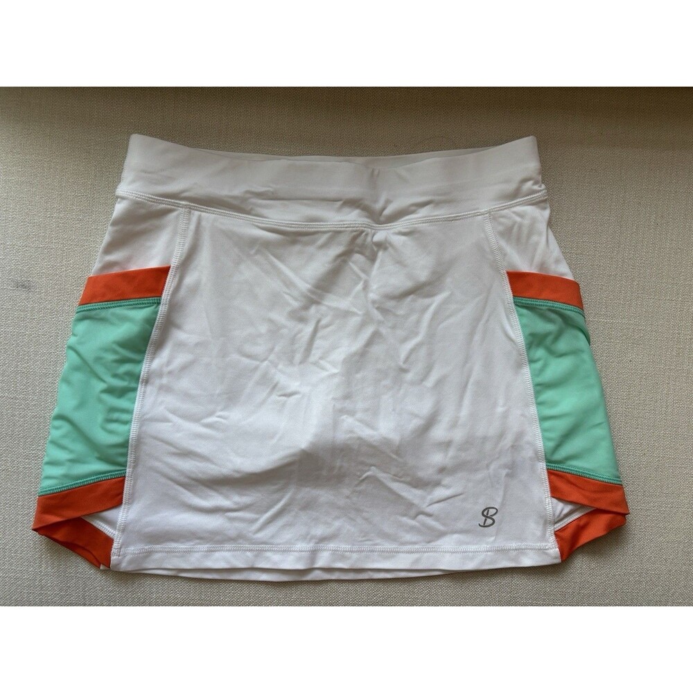 Sofibella Tennis Skort Women's S White Blue Orange Sports‎